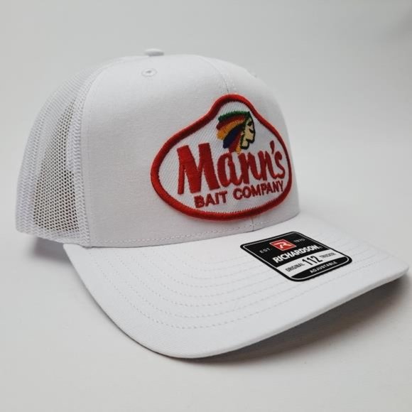 Mann\'s Bait Company Richardson 112 Trucker Mesh Snapback Cap Hat Fishing Gear main image 4